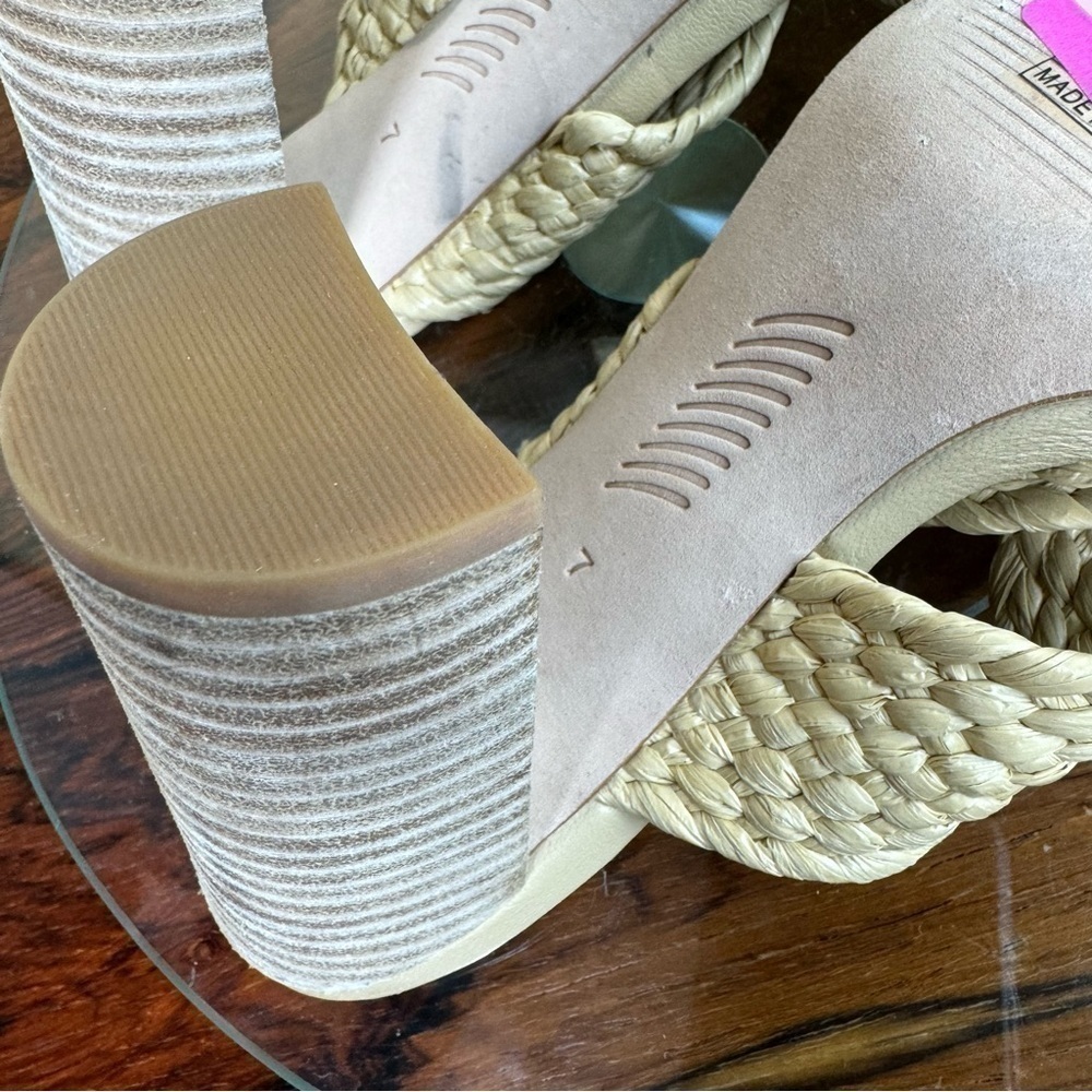 NEW Paige Nova Raffia Mules - Picture 15 of 16